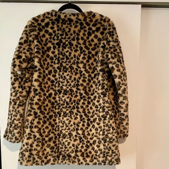 Leopard faux fur love tree coat - Picture 6 of 6